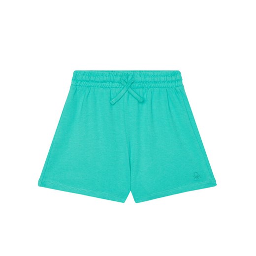 United Colors Of Benetton Szorty sportowe 3BL0G901T Zielony Regular Fit ze sklepu MODIVO w kategorii Spodenki dziewczęce - zdjęcie 184164981