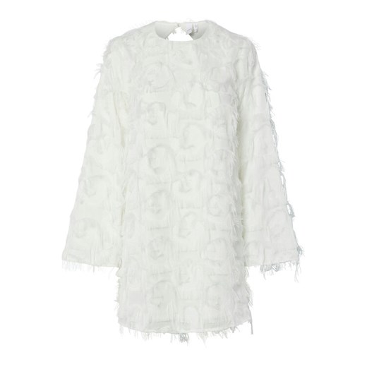 YAS Sukienka koktajlowa 26038226 Biały Loose Fit ze sklepu MODIVO w kategorii Sukienki - zdjęcie 184165014