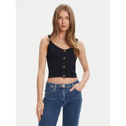Guess Top W5YR10 Z0130 Granatowy Regular Fit ze sklepu MODIVO w kategorii Bluzki damskie - zdjęcie 184165022