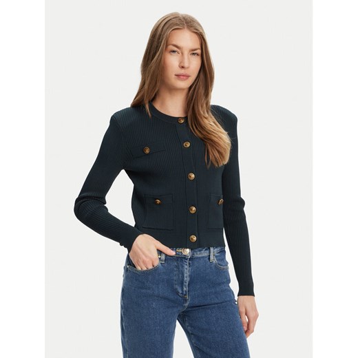 Guess Kardigan W5YR09 Z0130 Zielony Regular Fit ze sklepu MODIVO w kategorii Swetry damskie - zdjęcie 184165062