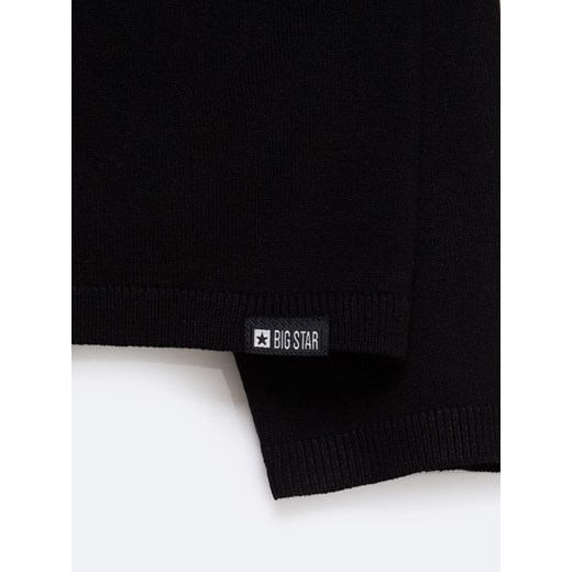 Sweter damski z wiskozy czarny Faustii 906 ze sklepu Big Star w kategorii Swetry damskie - zdjęcie 184165672