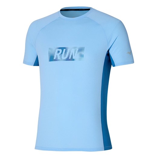 Mizuno Koszulka w kolorze błękitnym do biegania ze sklepu Limango Polska w kategorii T-shirty męskie - zdjęcie 184166171