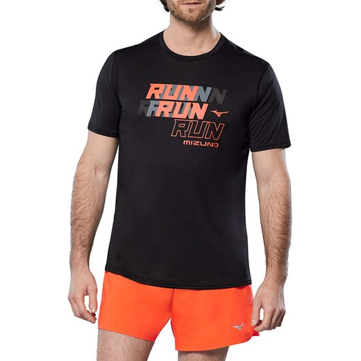 Mizuno Koszulka w kolorze czarnym do biegania ze sklepu Limango Polska w kategorii T-shirty męskie - zdjęcie 184166173