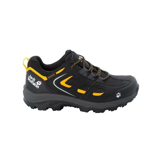 Jack Wolfskin Buty turystyczne &quot;VOJO TEXAPORE&quot; w kolorze czarno-antracytowo-żółtym ze sklepu Limango Polska w kategorii Buty trekkingowe dziecięce - zdjęcie 184166244