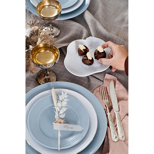 Rörstrand Talerz w kolorze białym do serwowania - 18 x 16 cm Rörstrand onesize okazja Limango Polska