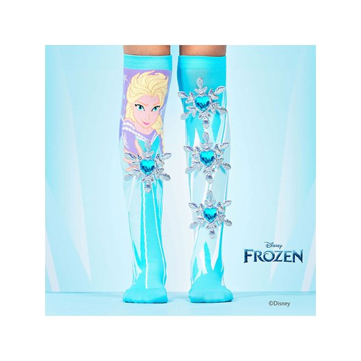Disney Skarpety &quot;Frozen&quot; w kolorze turkusowym ze sklepu Limango Polska w kategorii Skarpetki dziecięce - zdjęcie 184166310