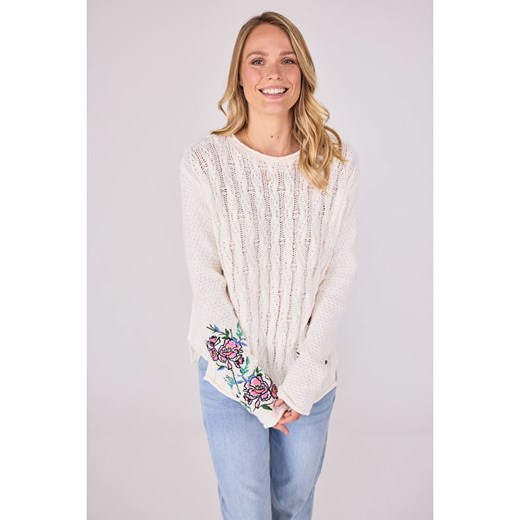LIEBLINGSSTÜCK Sweter &quot;Tricia&quot; w kolorze białym ze sklepu Limango Polska w kategorii Swetry damskie - zdjęcie 184166454