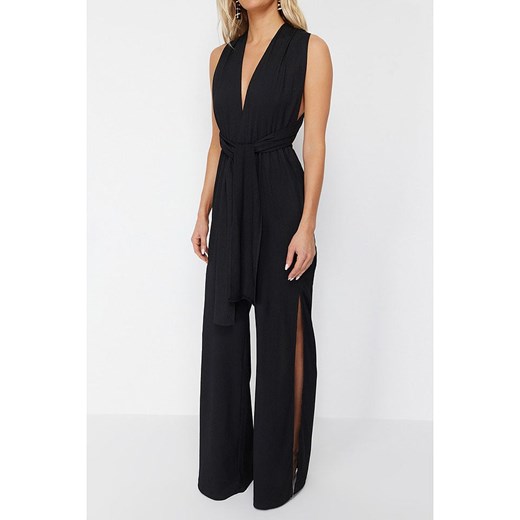 Kombinezon damski Trendyol czarny 