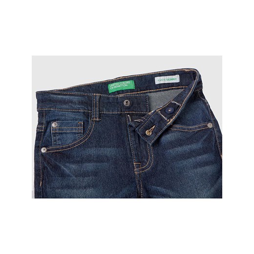 Benetton Dżinsy - Regular fit - w kolorze granatowym 140 promocja Limango Polska