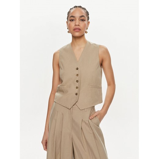 Herskind Kamizelka Mister 5113840 Beżowy Regular Fit ze sklepu MODIVO w kategorii Kamizelki damskie - zdjęcie 184167473
