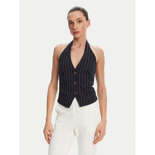 Fracomina Kamizelka FR25SJ5002W761D4 Granatowy Slim Fit ze sklepu MODIVO w kategorii Kamizelki damskie - zdjęcie 184167543
