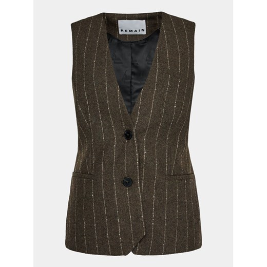 Remain Kamizelka 5006301698 Brązowy Regular Fit ze sklepu MODIVO w kategorii Kamizelki damskie - zdjęcie 184167562