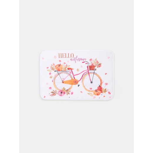 Sinsay - Dywanik łazienkowy z jesiennym napisem - kremowy Sinsay One Size Sinsay