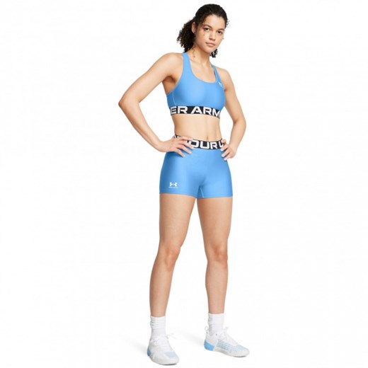Damskie legginsy krótkie treningowe Under Armour UA Hg Authentics Shorty  - niebieskie ze sklepu Sportstylestory.com w kategorii Szorty - zdjęcie 184169161