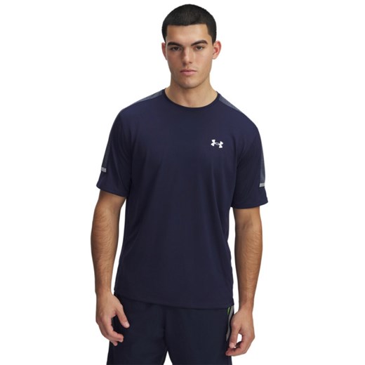 Męska koszulka treningowa Under Armour UA Tech Utility SS - granatowa ze sklepu Sportstylestory.com w kategorii T-shirty męskie - zdjęcie 184169220