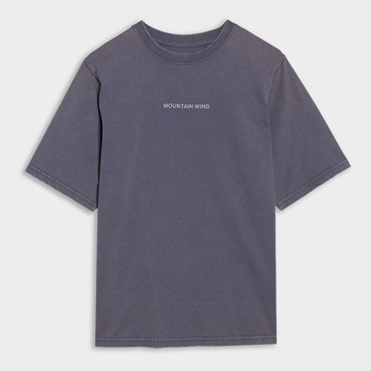 Chłopięcy t-shirt z nadrukiem 4F 4FJWSS25TTSHM1879 - niebieski ze sklepu Sportstylestory.com w kategorii T-shirty chłopięce - zdjęcie 184169283