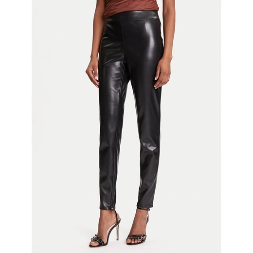 Guess Legginsy New Prescilla W4BB18 WGIK0 Czarny Slim Fit ze sklepu MODIVO w kategorii Spodnie damskie - zdjęcie 184169670