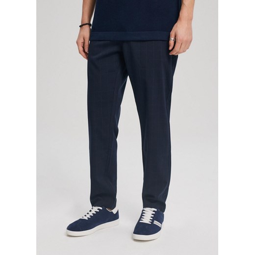Spodnie typu jogger w kratkę Diverse S Diverse