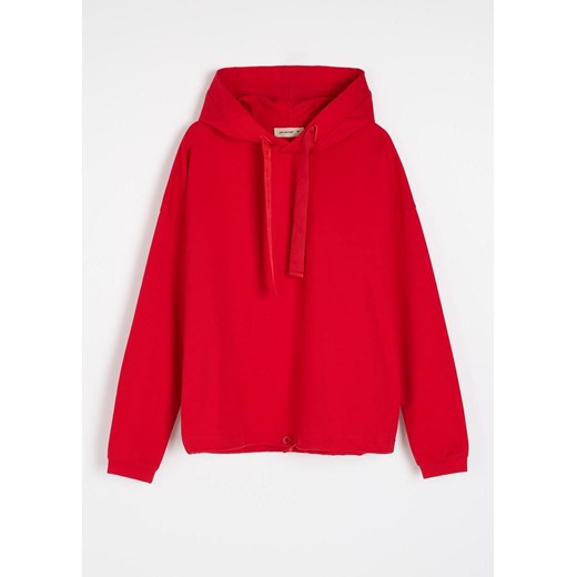 Bawełniana bluza damska z mięsistej dzianiny ze sklepu Diverse w kategorii Bluzy damskie - zdjęcie 184176473