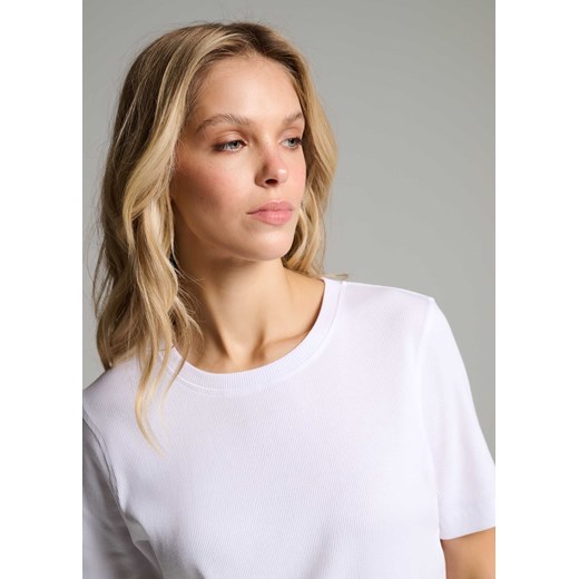 Dopasowany T-shirt damski z ozdobnym wykończeniem Diverse XS Diverse