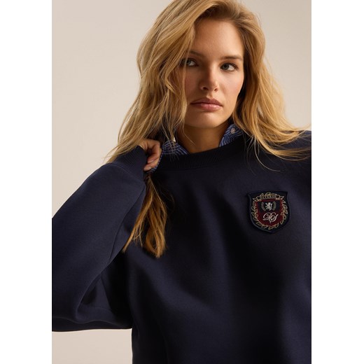 Bluza damska granatowa Diverse casual