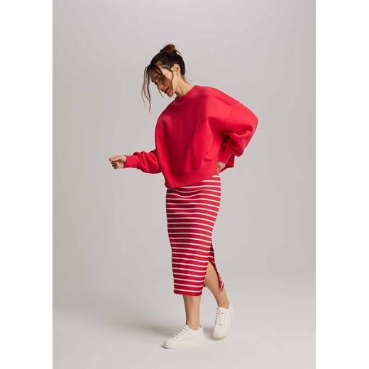 Spódnica czerwona Diverse casual midi 