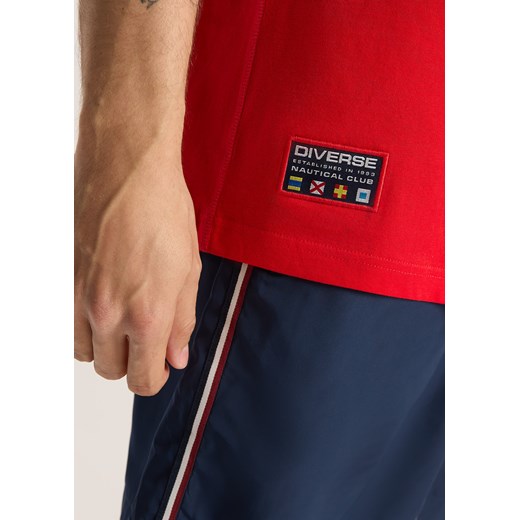 T-shirt męski Diverse z krótkimi rękawami