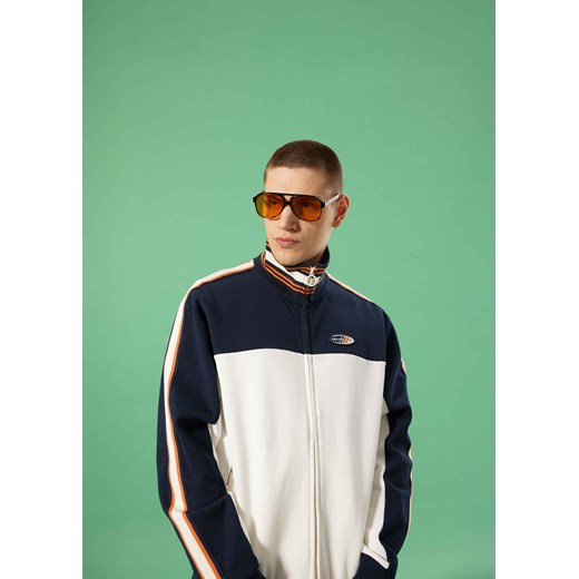 Zapinana na zamek bluza w stylu retro ze stójką i lampasami ze sklepu Diverse w kategorii Bluzy męskie - zdjęcie 184181171