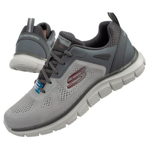 Buty Skechers Track 232698/GYCC szare ze sklepu ButyModne.pl w kategorii Buty sportowe męskie - zdjęcie 184181843