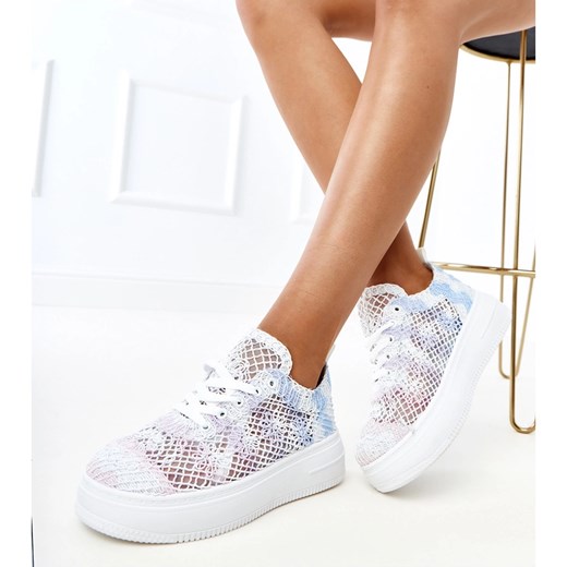 Buty sportowe damskie sneakersy sznurowane
