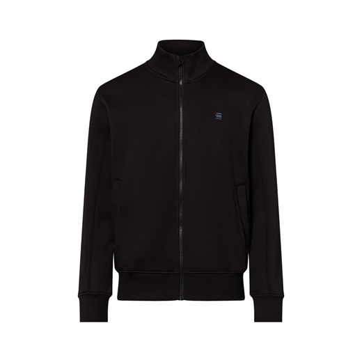 G-Star RAW Bluza męska Mężczyźni Bawełna czarny jednolity ze sklepu vangraaf w kategorii Bluzy męskie - zdjęcie 184182244