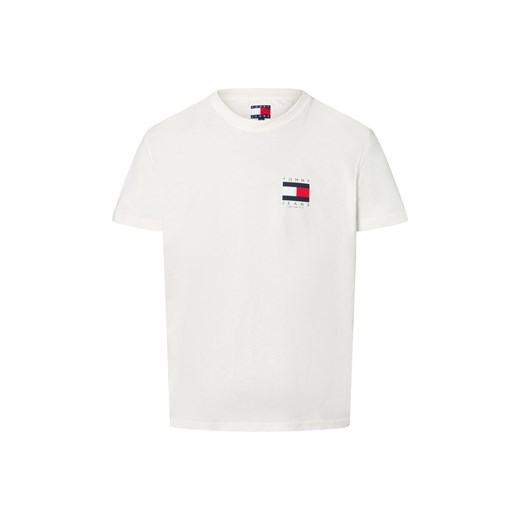 Tommy Jeans Koszulka męska Mężczyźni Bawełna écru nadruk ze sklepu vangraaf w kategorii T-shirty męskie - zdjęcie 184182263