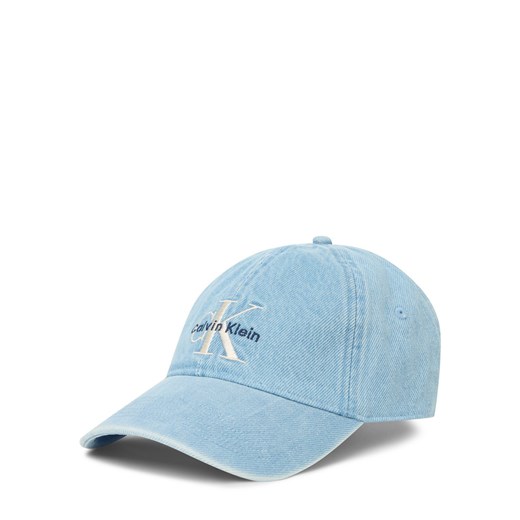 Calvin Klein Jeans Czapka męska Mężczyźni Bawełna bielony jednolity ze sklepu vangraaf w kategorii Czapki z daszkiem męskie - zdjęcie 184182312