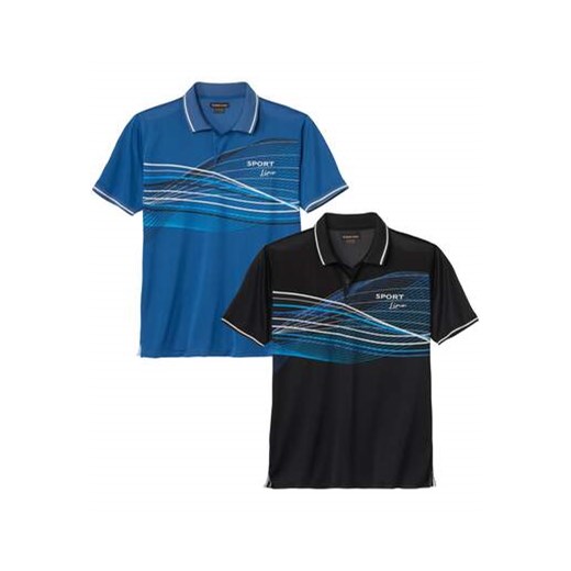 Zestaw 2 polo Sport Line ze sklepu Atlas For Men w kategorii T-shirty męskie - zdjęcie 184182591