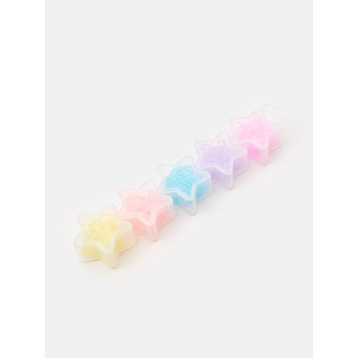 Sinsay - Kolorowe gumki do włosów 501 pack - wielobarwny Sinsay One Size Sinsay