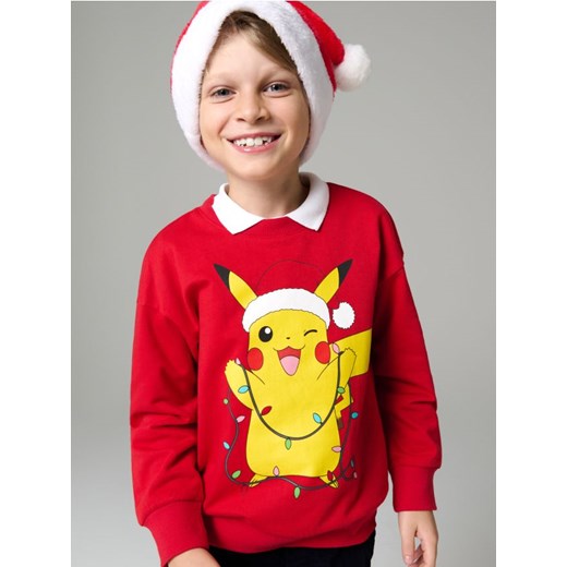 Sinsay - Bluza Pokémon - czerwony ze sklepu Sinsay w kategorii Bluzy chłopięce - zdjęcie 184184111