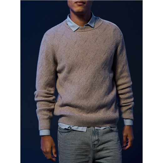 Sinsay - Sweter - beżowy Sinsay XL Sinsay