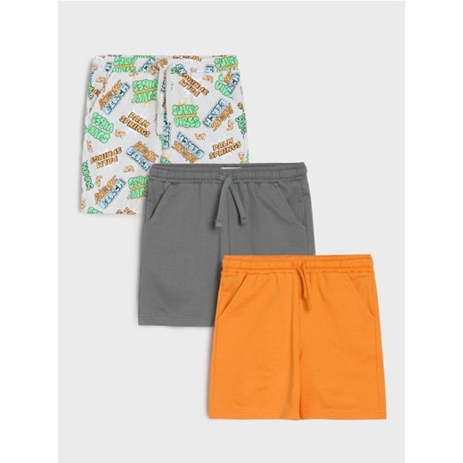 Sinsay - Szorty 3 pack - szary ze sklepu Sinsay w kategorii Spodenki chłopięce - zdjęcie 184184183