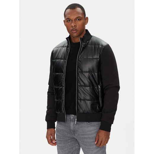 KARL LAGERFELD Kurtka przejściowa 505065 553565 Czarny Regular Fit ze sklepu MODIVO w kategorii Kurtki męskie - zdjęcie 184184640