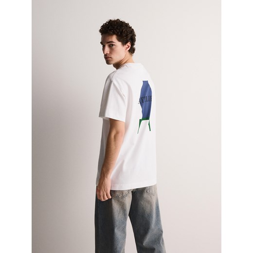Reserved - T-shirt relaxed fit - biały ze sklepu Reserved w kategorii T-shirty męskie - zdjęcie 184185070