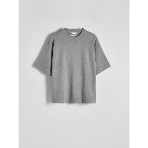 Reserved - T-shirt oversize - jasnoszary Reserved S okazyjna cena Reserved