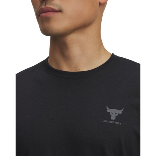 Czarny t-shirt męski Under Armour z krótkim rękawem