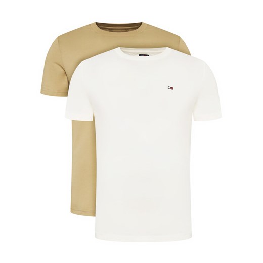 Tommy Jeans Komplet 2 t-shirtów DM0DM20687 Kolorowy Slim Fit ze sklepu MODIVO w kategorii T-shirty męskie - zdjęcie 184187373