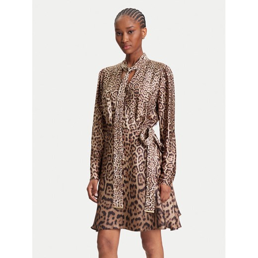 Marciano Guess Sukienka codzienna 5YGK28 7298A Brązowy Regular Fit ze sklepu MODIVO w kategorii Sukienki - zdjęcie 184187403