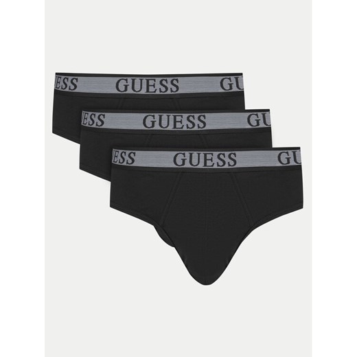 Guess Komplet 3 par slipów U5GG09 K6YW1 Czarny ze sklepu MODIVO w kategorii Majtki męskie - zdjęcie 184187434