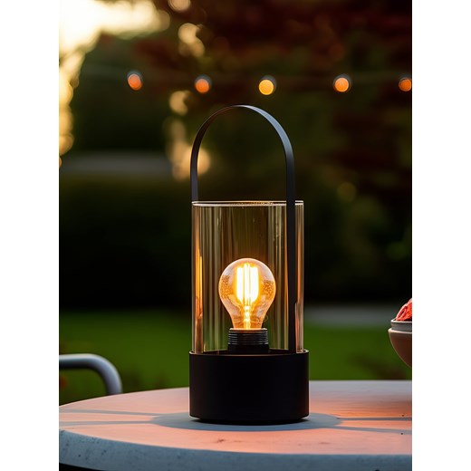 Sinsay - Lampka dekoracyjna LED z uchwytem - czarny Sinsay One Size Sinsay