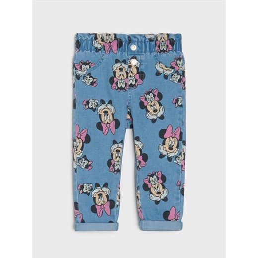 Sinsay - Jeansy Minnie Mouse - niebieski ze sklepu Sinsay w kategorii Spodnie i półśpiochy - zdjęcie 184190560