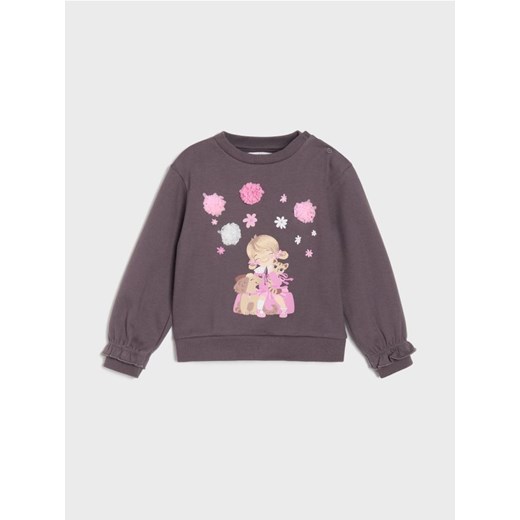 Sinsay - Bluza z gumkami przy rękawach - szary ze sklepu Sinsay w kategorii Bluzy chłopięce - zdjęcie 184190563