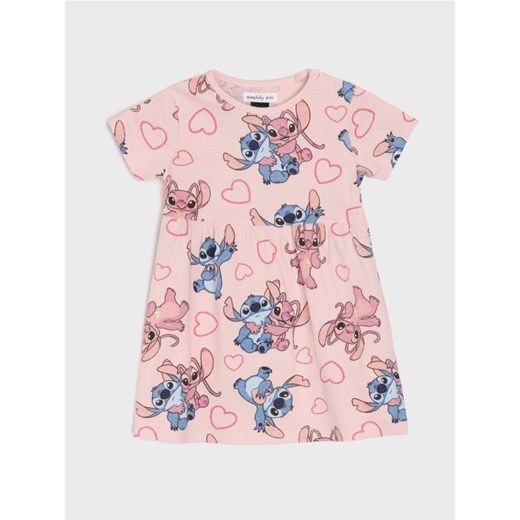Sinsay - Sukienka Stitch - różowy ze sklepu Sinsay w kategorii Sukienki dziewczęce - zdjęcie 184190572