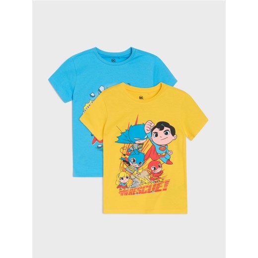 Sinsay - Koszulki 2 pack DC - wielobarwny ze sklepu Sinsay w kategorii T-shirty chłopięce - zdjęcie 184190622